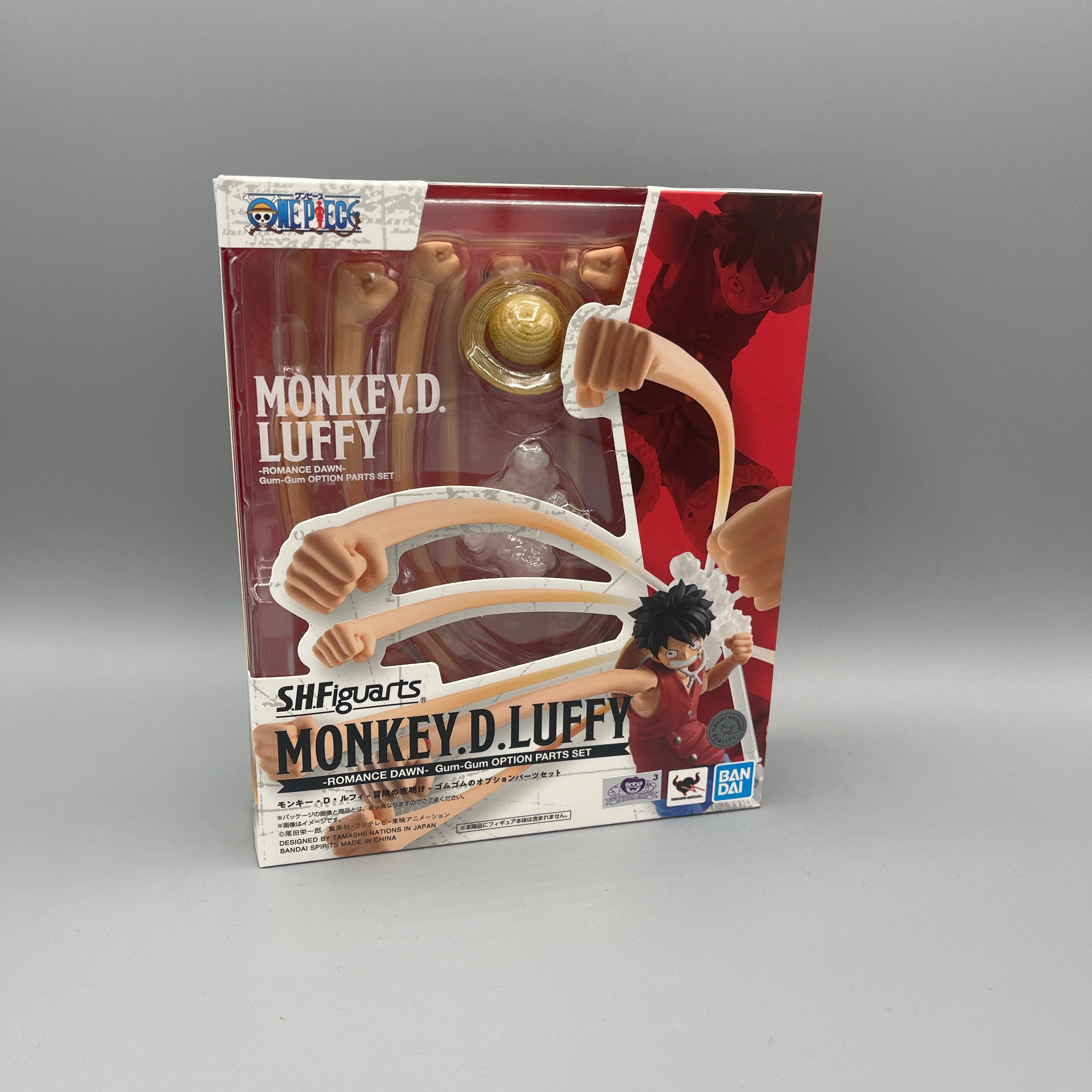 Bandai S.H. Figuarts One Piece Monkey. D. Luffy - Romance Dawn Gum Gum Option Parts Set