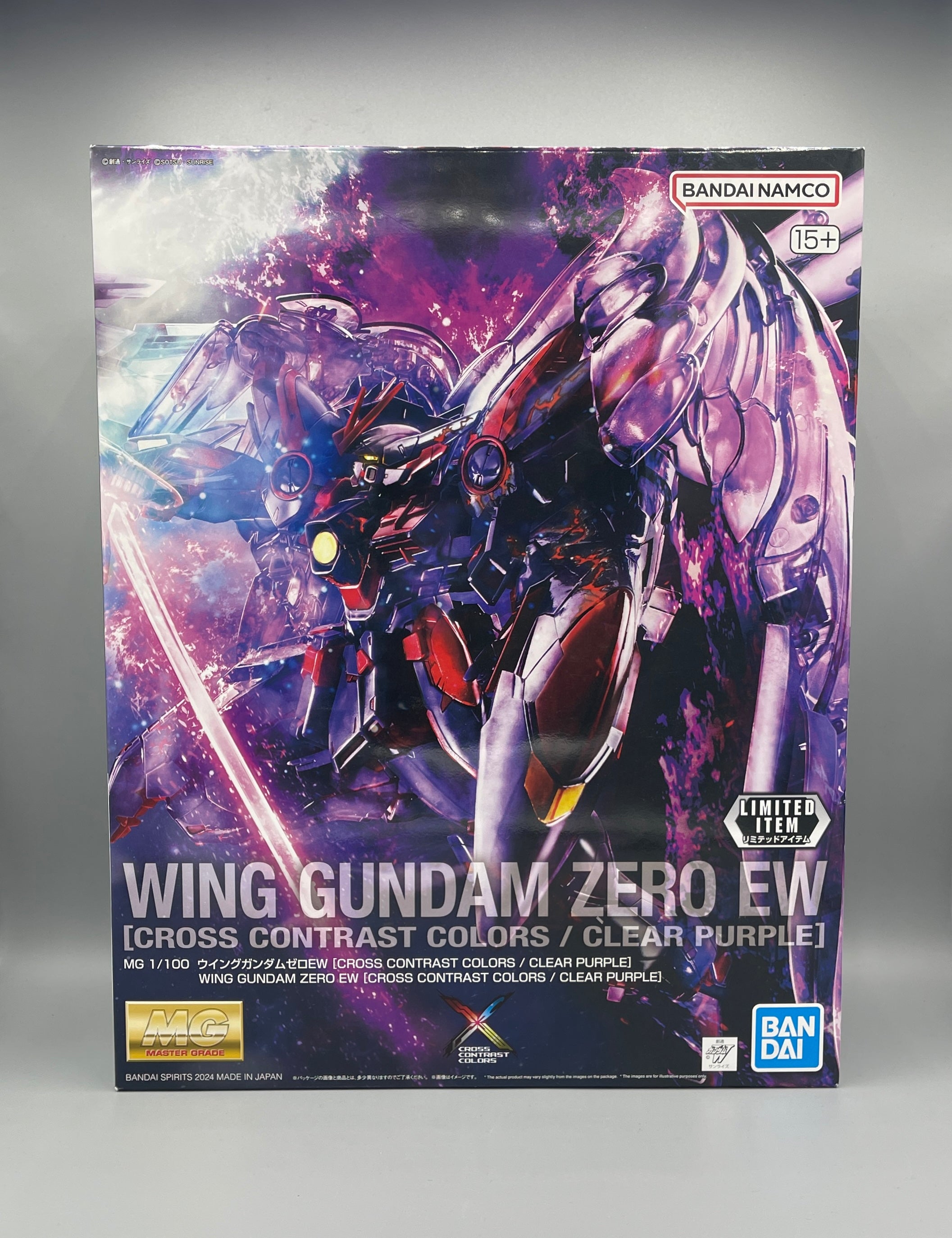 P-Bandai MG 1/100 Gundam Wing Zero EW [Cross Contrast Colors / Clear Purple] Model Kit