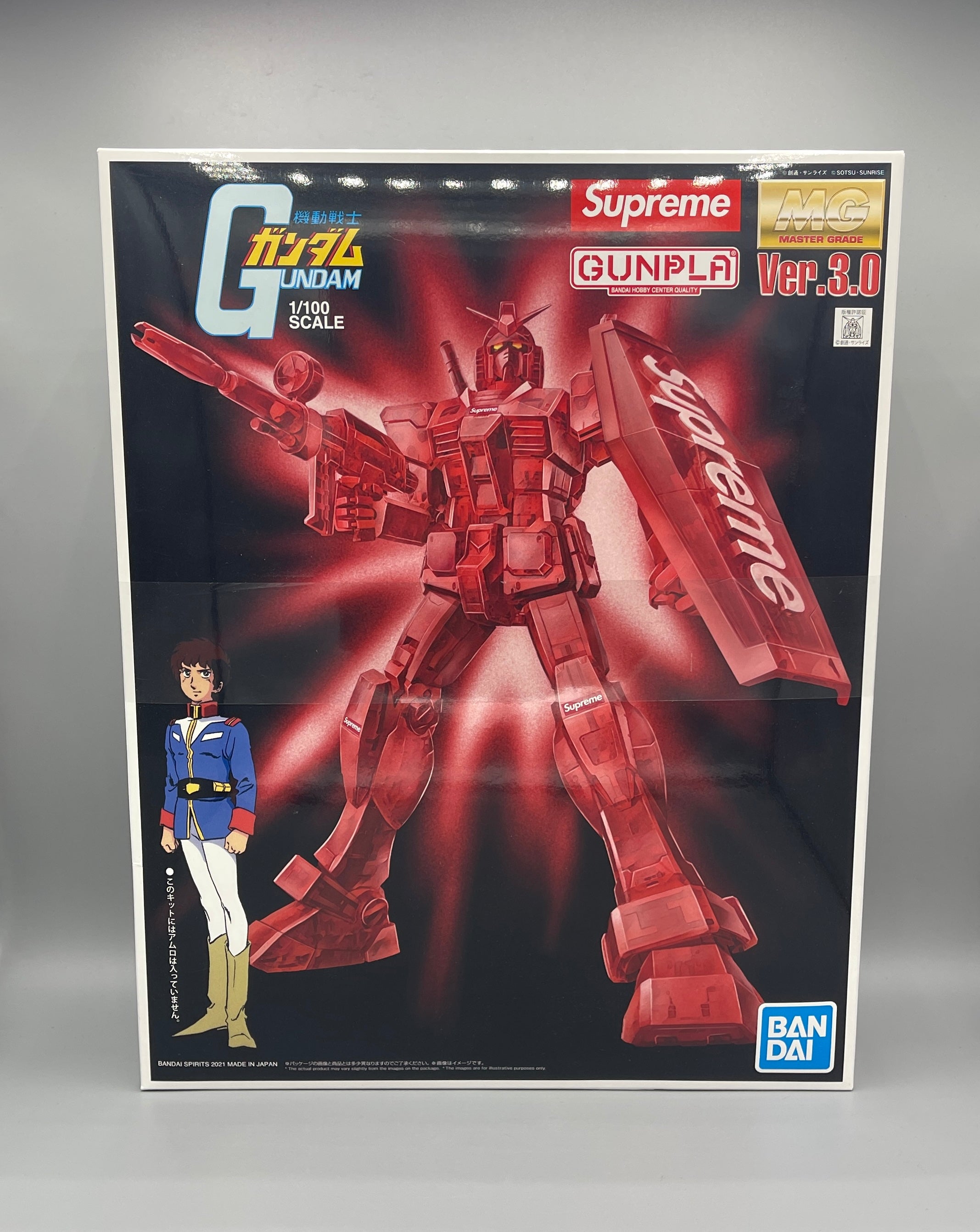 P-Bandai MG 1/100 RX-78-2 Gundam Ver 3.0 SUPREME Model Kit