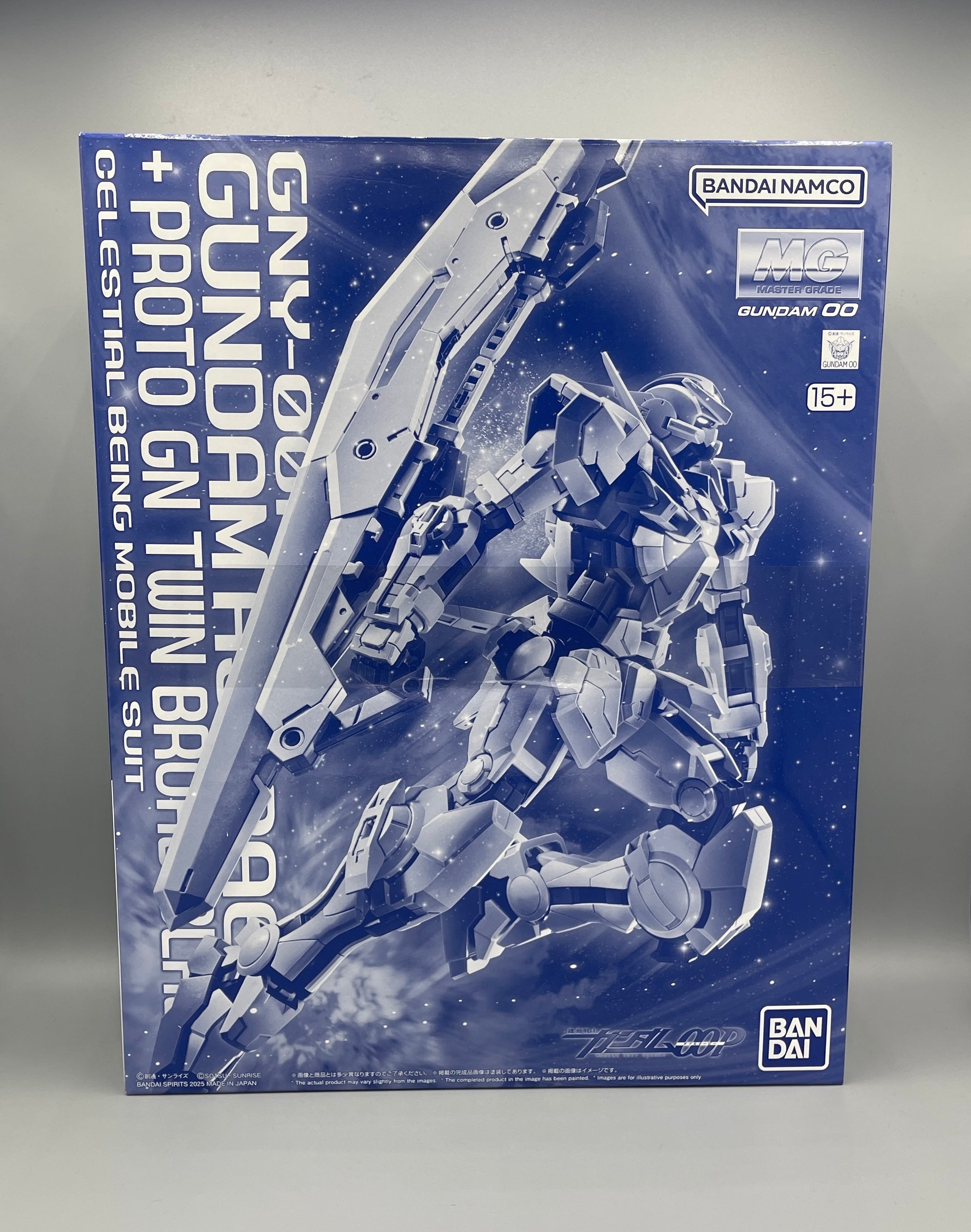P-Bandai MG 1/100 GNY-001 Gundam Astraea + Proto GN Twin Broad Blade Model Kit