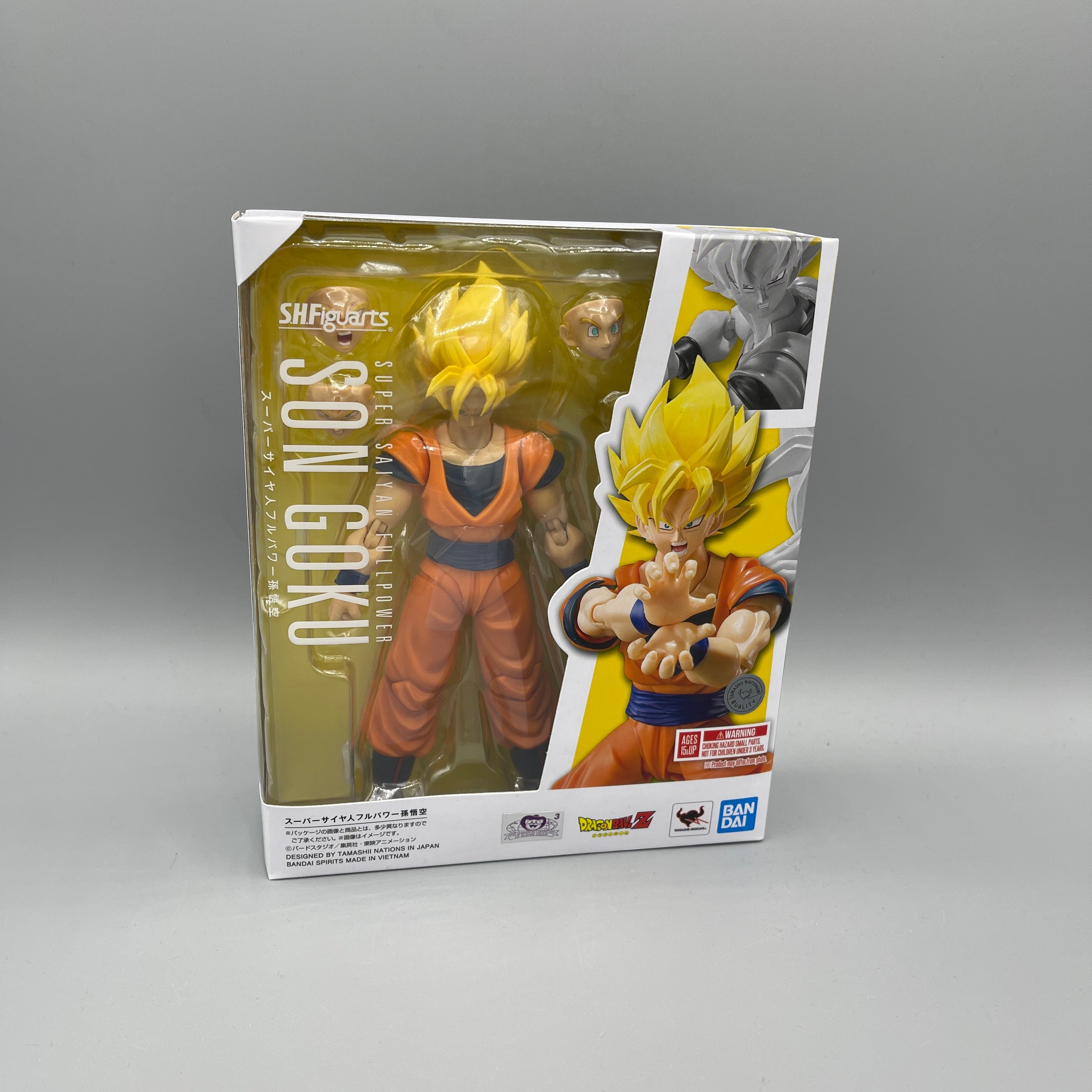 Bandai S.H. Figuarts Dragon Ball Z Son Goku Super Saiyan Fullpower Action Figure