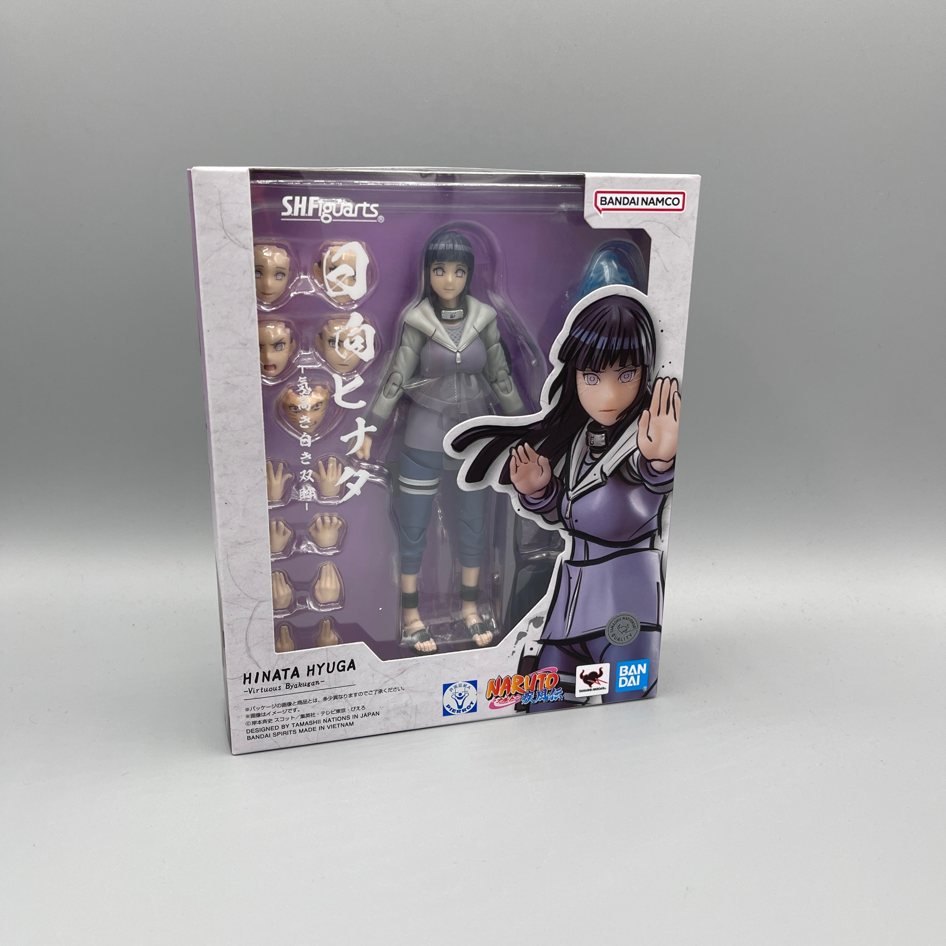 Bandai S.H. Figuarts Naruto - Hinata Hyuga - Virtuous Byakugan Action Figure