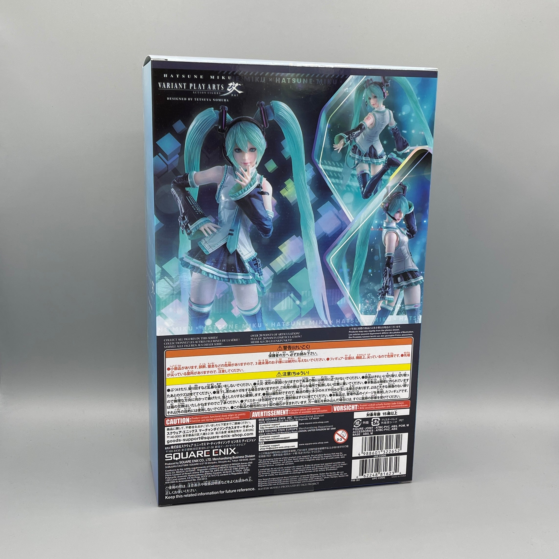 Square Enix Play Arts Kai Variant - Hatsune Miku (Tetsuya Nomura Ver.) Action Figure