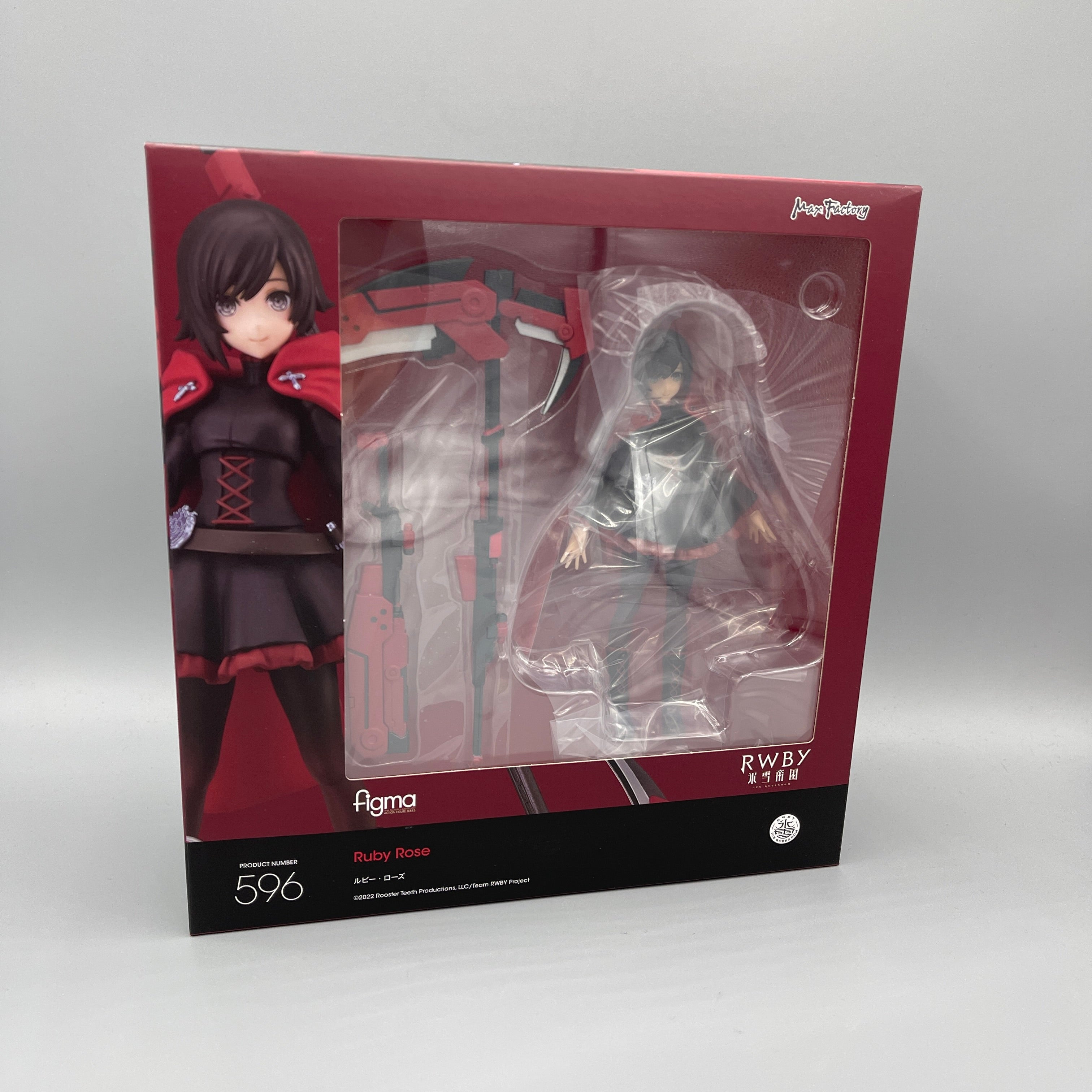 Max Factory Figma #596 RWBY Ruby Rose Action Figure