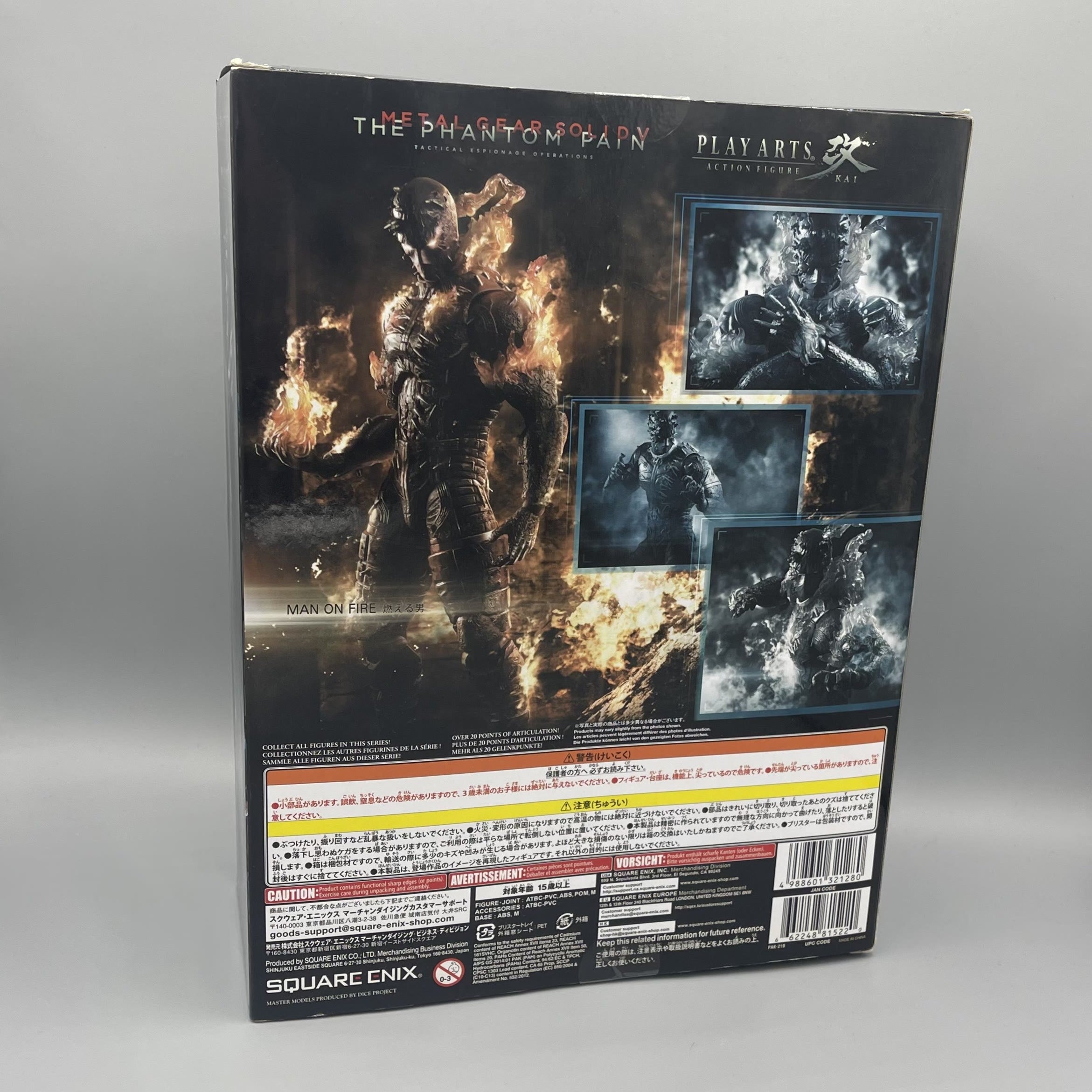 Square Enix Play Arts Kai - Metal Gear Solid V: The Phantom Pain - Man On Fire Action Figure