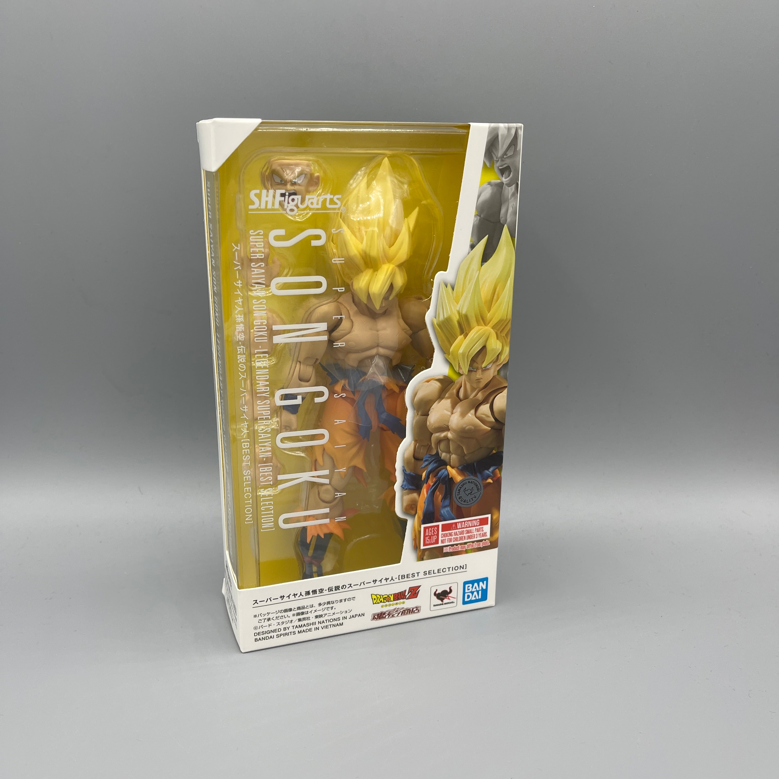 Bandai S.H. Figuarts Dragon Ball Z Son Goku Legendary Super Saiyan (Best Selection) Action Figure