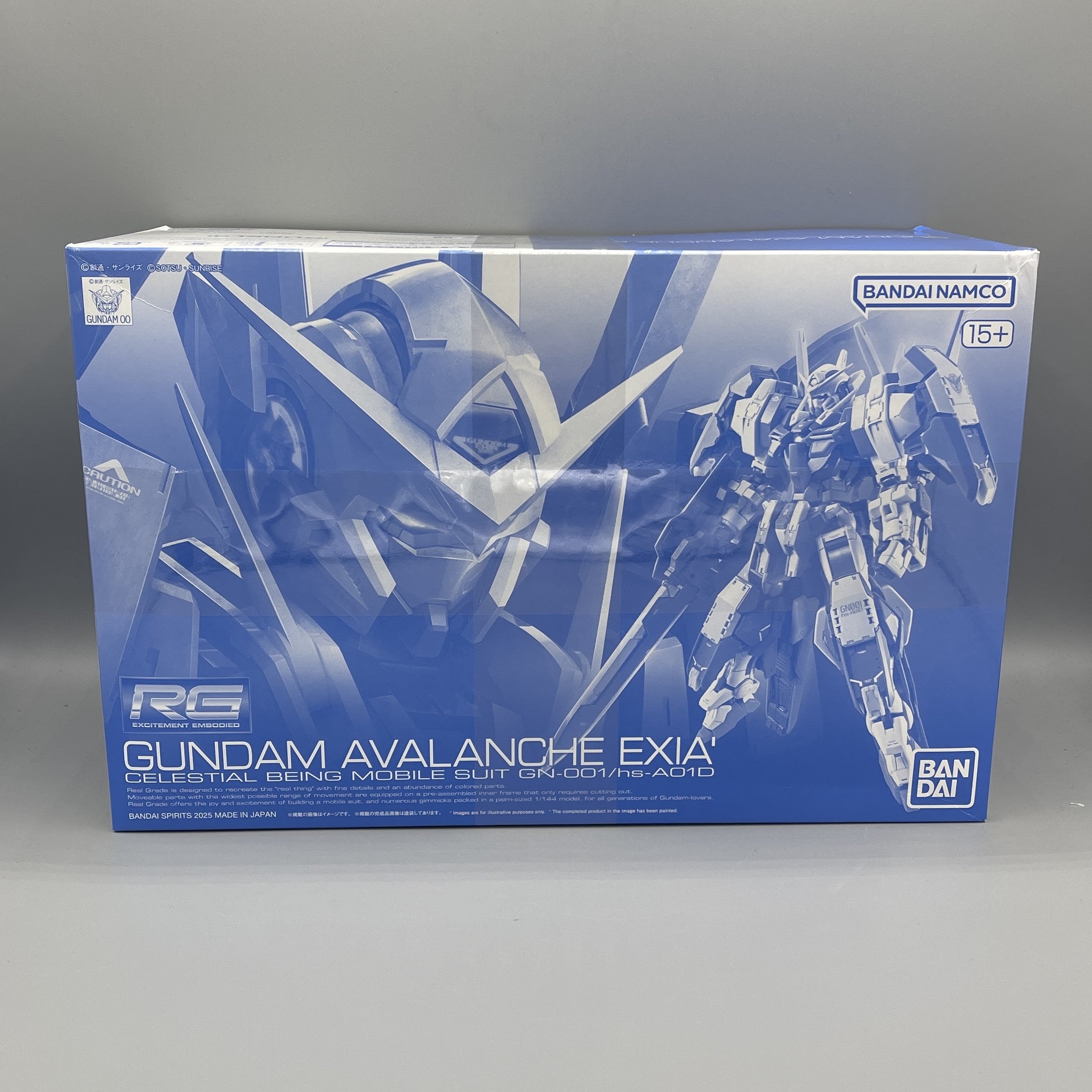 P-Bandai RG 1/144 Gundam 00 - GN-001/hs-A01D Gundam Avalanche Exia