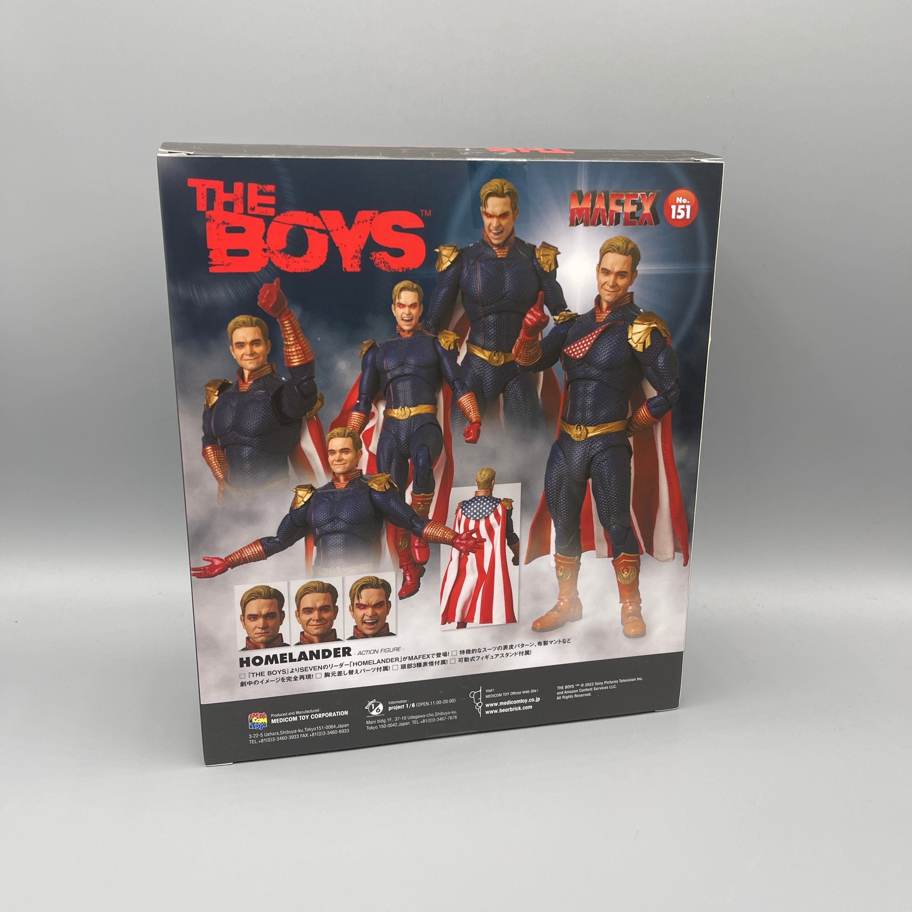 Medicom MAFEX No. 151 The Boys Homelander Action Figure