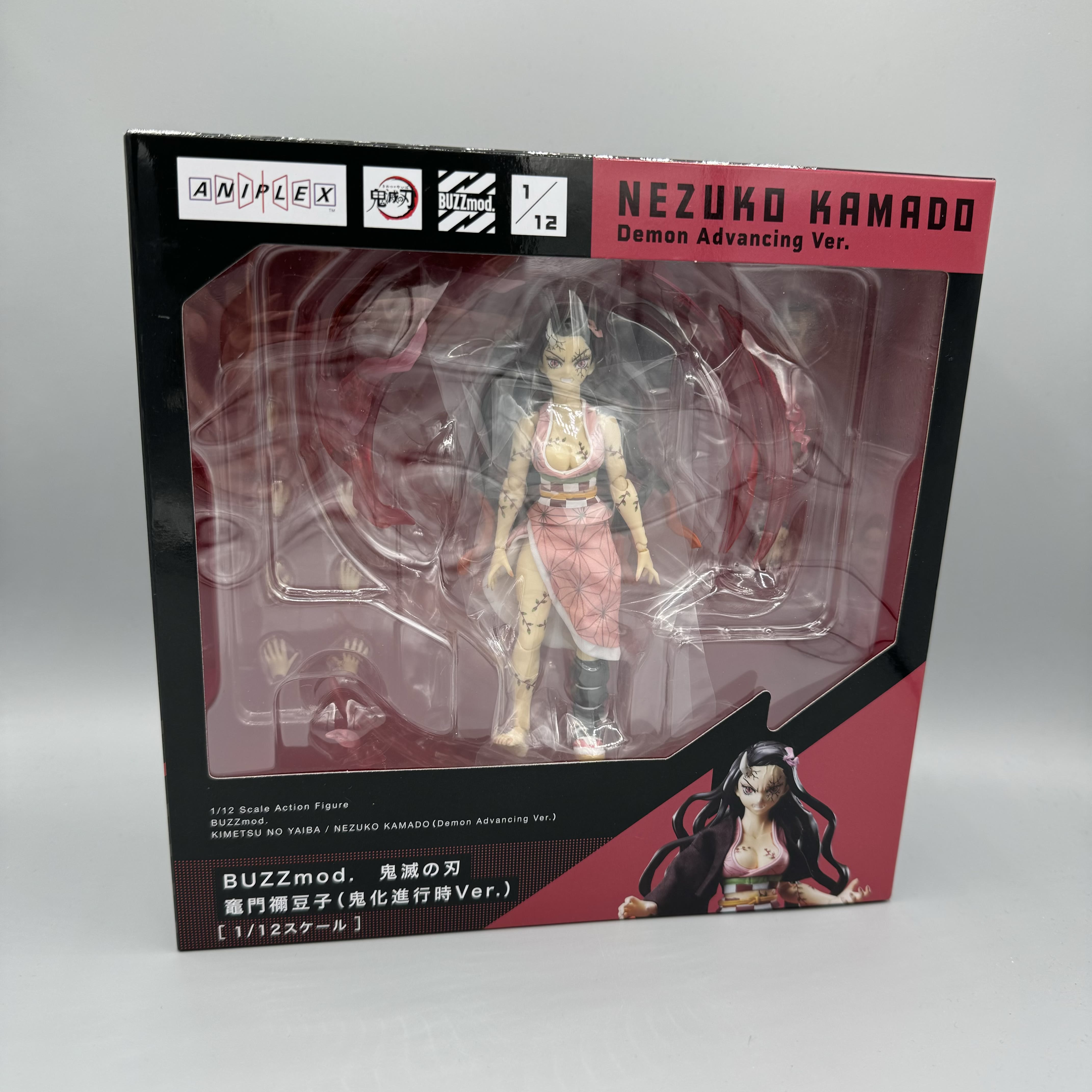 Aniplex BUZZmod. Demon Slayer: Kimetsu no Yaiba - Nezuko Kamado Demon Advancing Ver. Action Figure