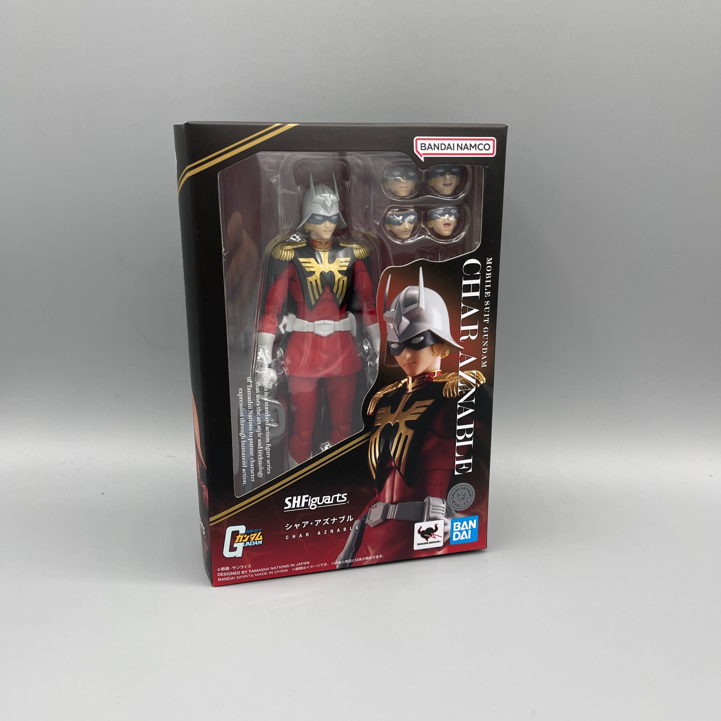 Bandai S.H. Figuarts - Mobile Suit Gundam - Char Aznable Action Figure