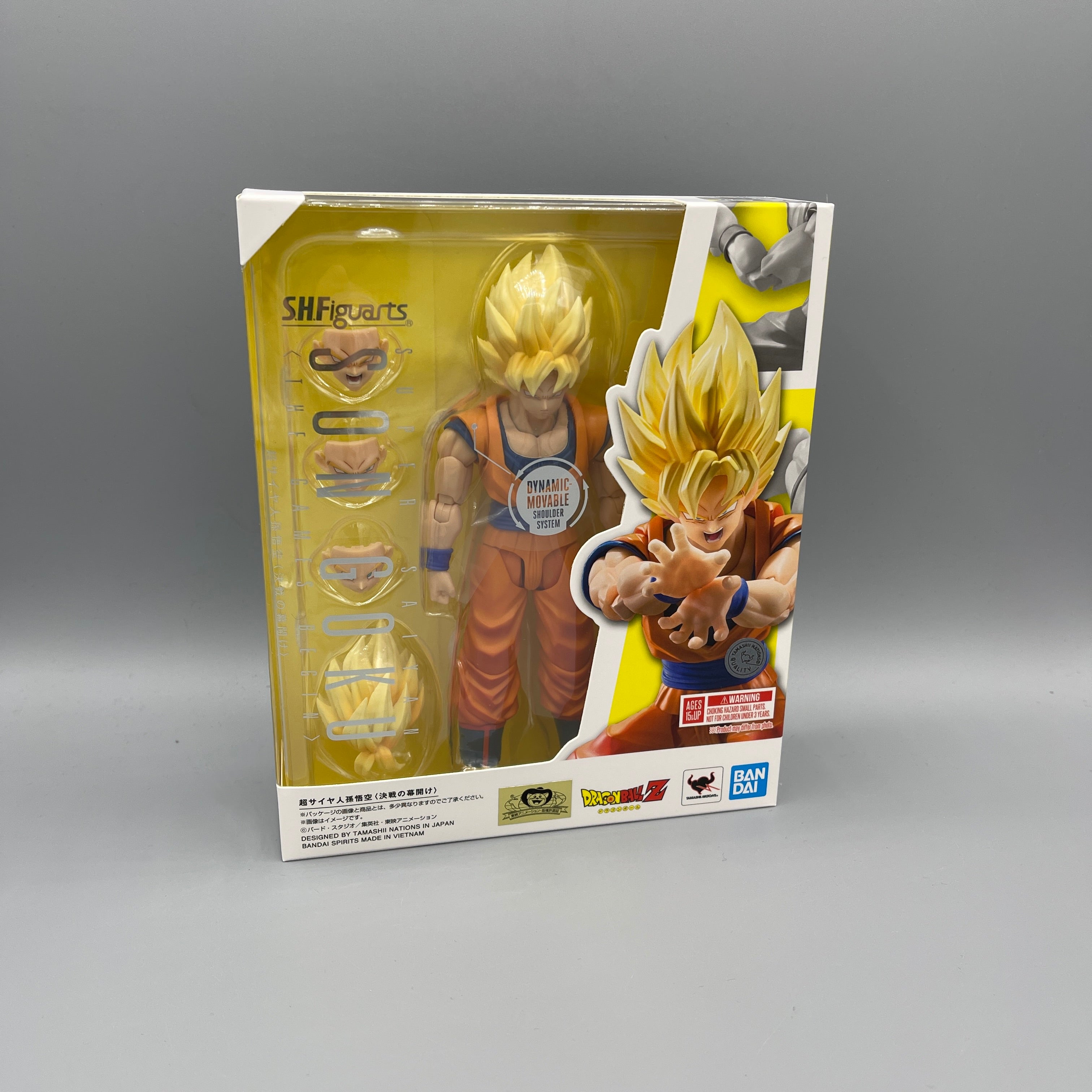 Bandai S.H. Figuarts Dragon Ball Z Super Saiyan Son Goku [The Games Begin] Action Figure