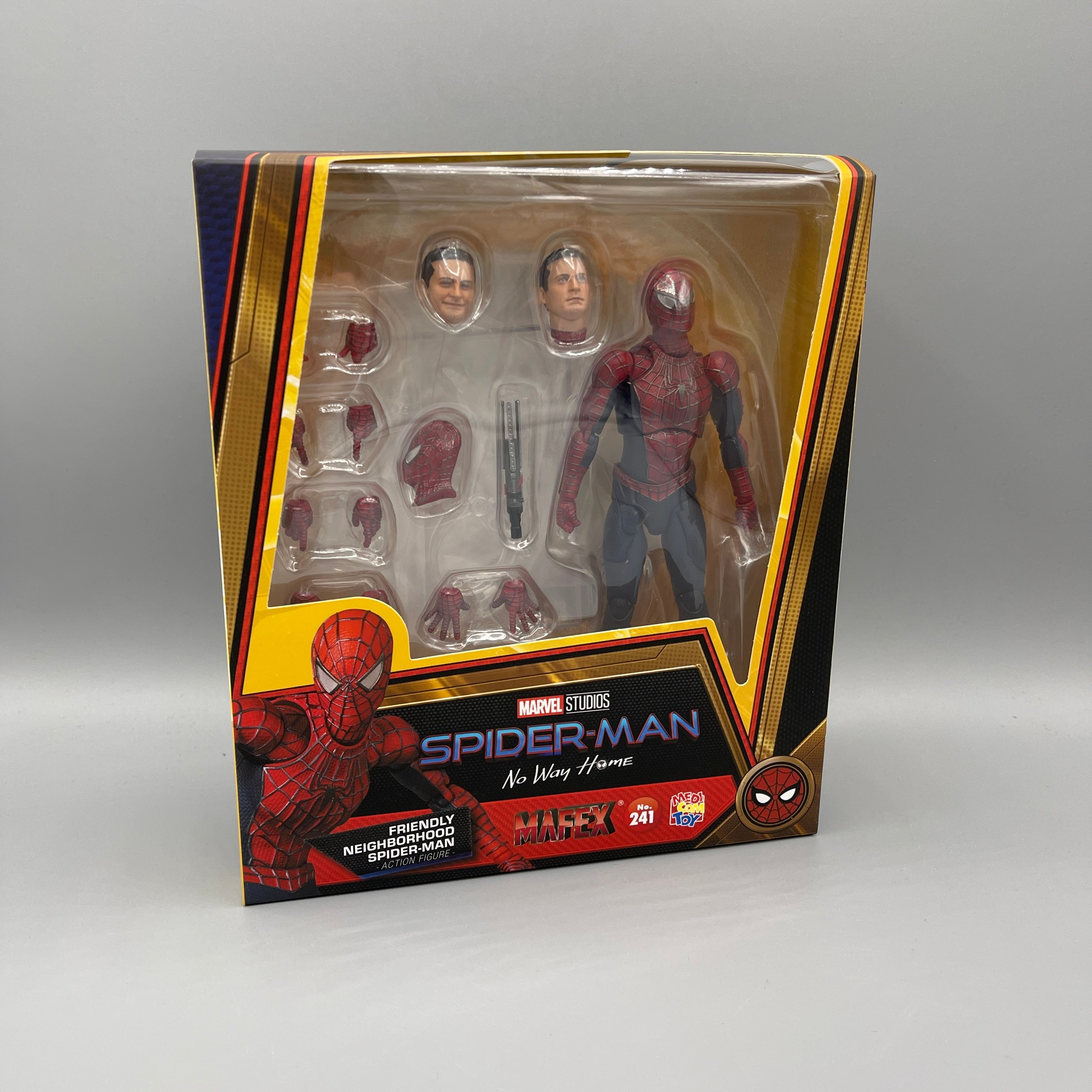 Medicom MAFEX No. 241 Spider-Man: No Way Home - Friendly Neighbourhood Spider-Man Action Figure