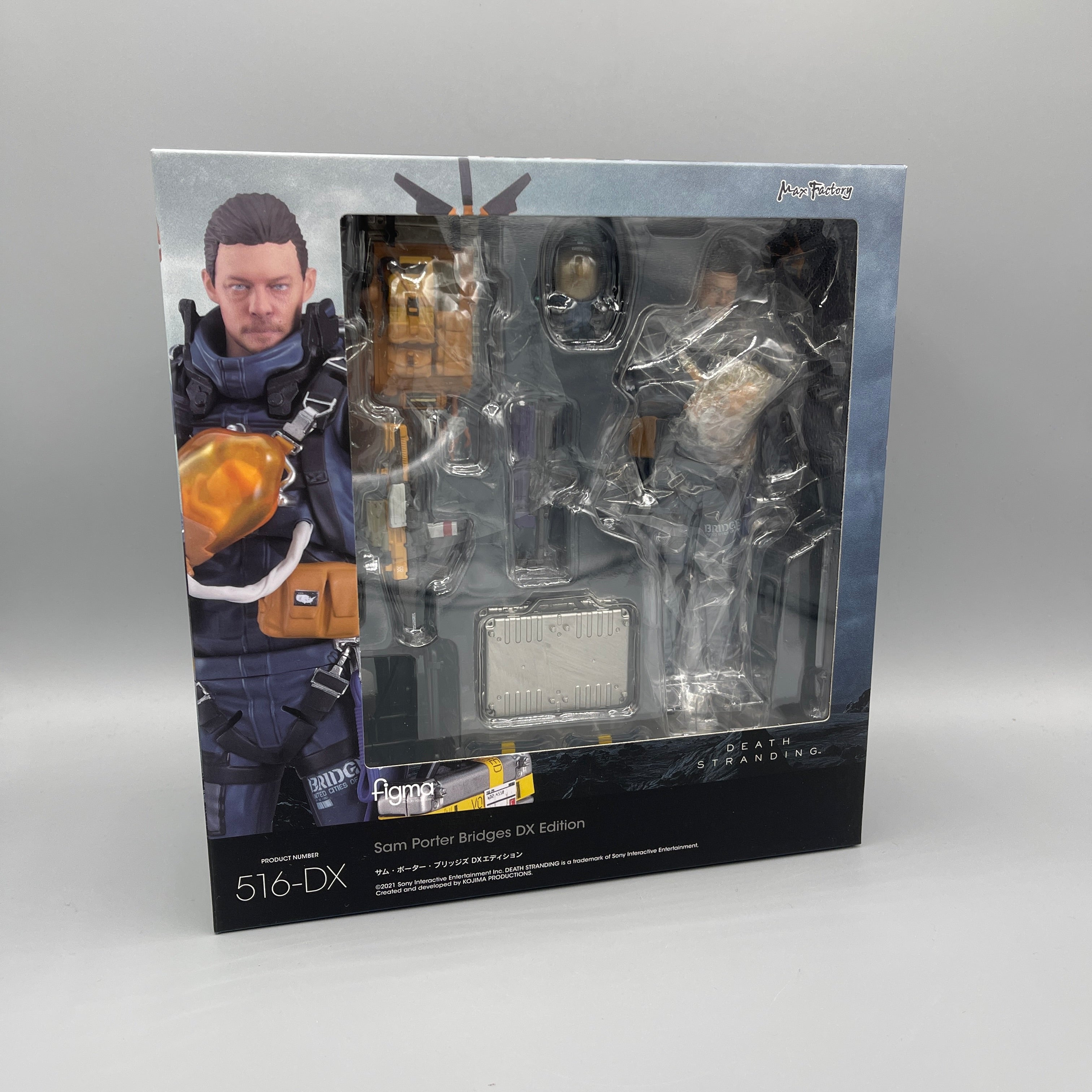 Max Factory Death Stranding Sam Porter Bridges Action Figure Figma #516-DX + Bonus (OPEN BOX)