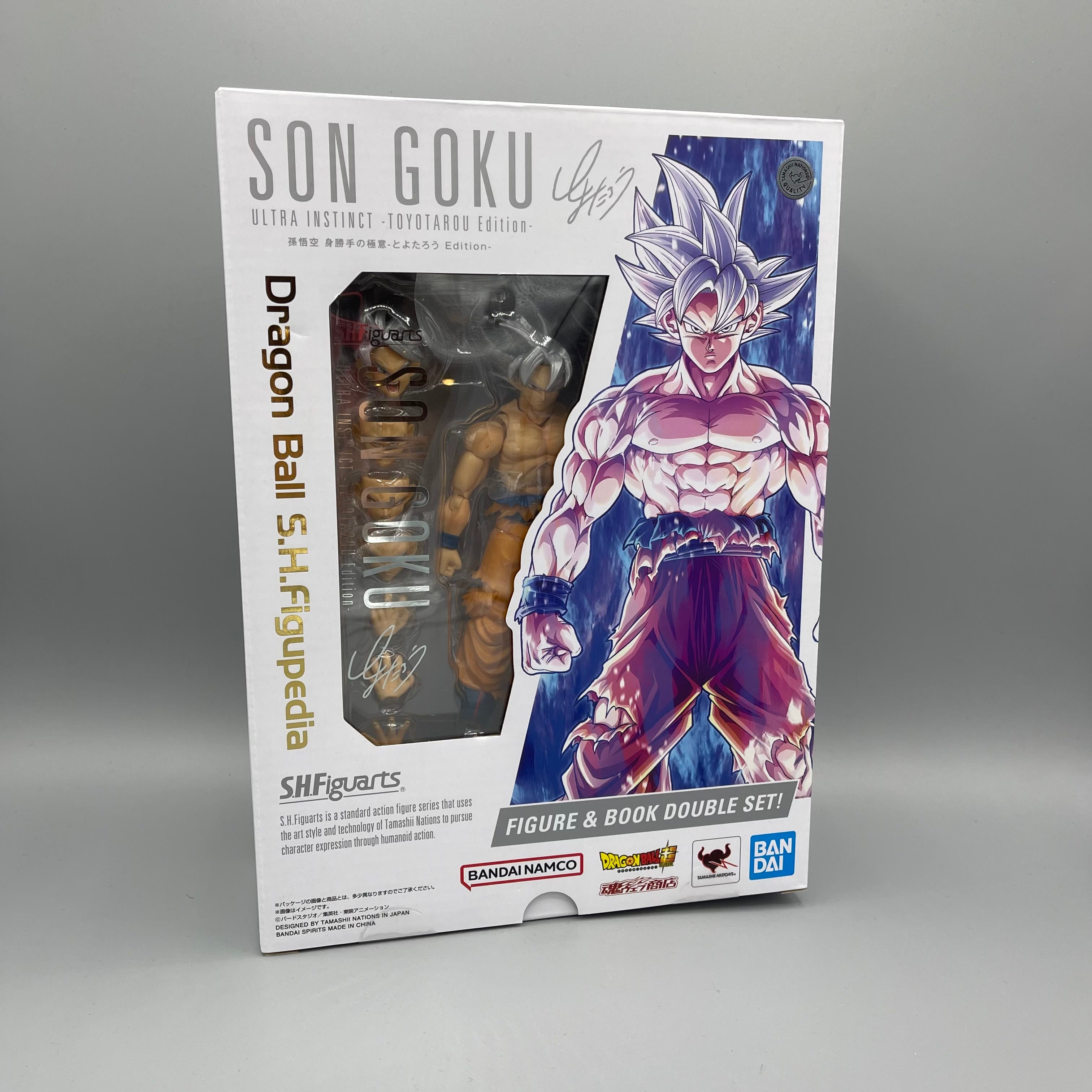 Bandai S.H. Figuarts Dragon Ball Super Son Goku Ultra Instinct [Toyotarou Edition] Action Figure