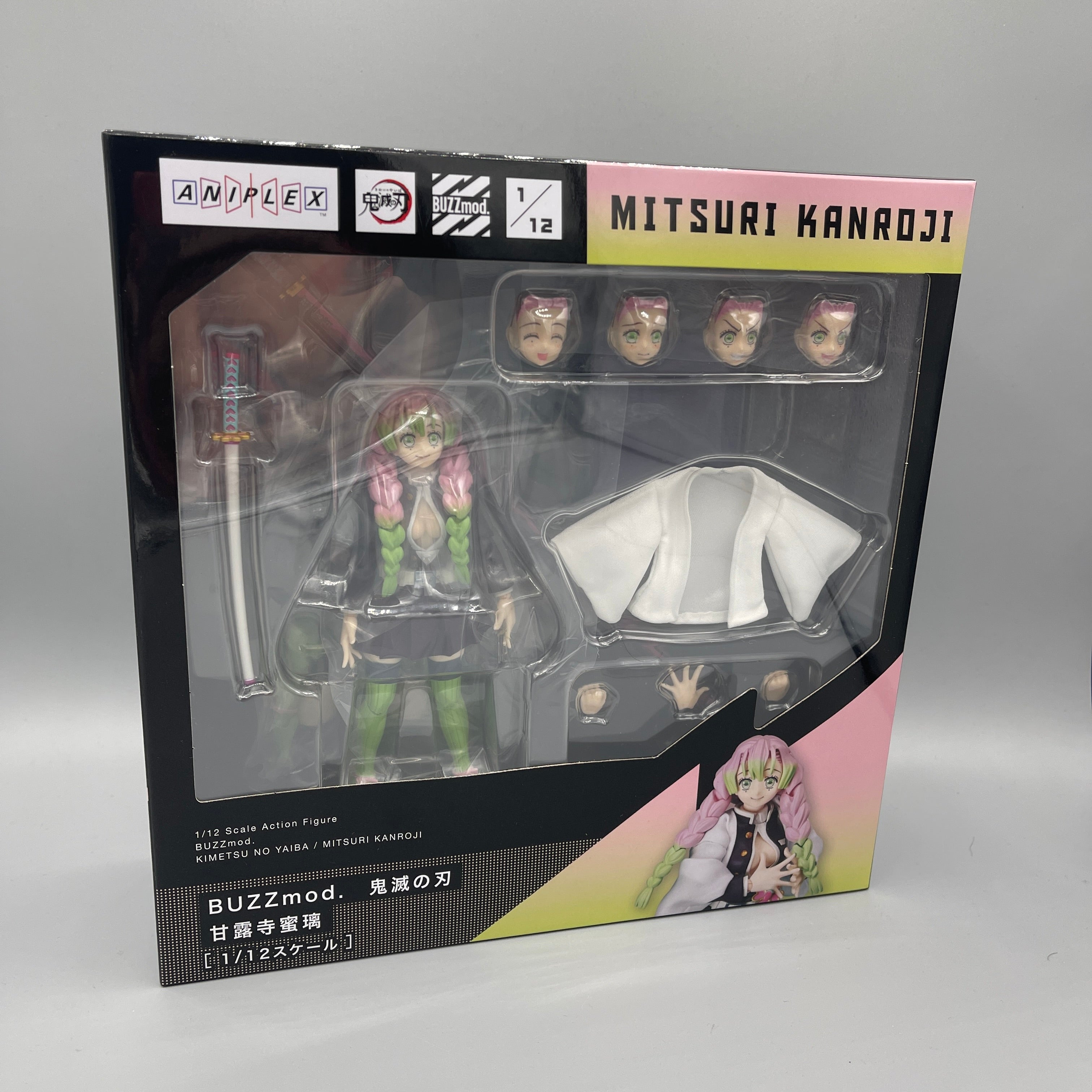 Aniplex BUZZmod. Demon Slayer: Kimetsu no Yaiba - Mitsuri Kanroji Action Figure