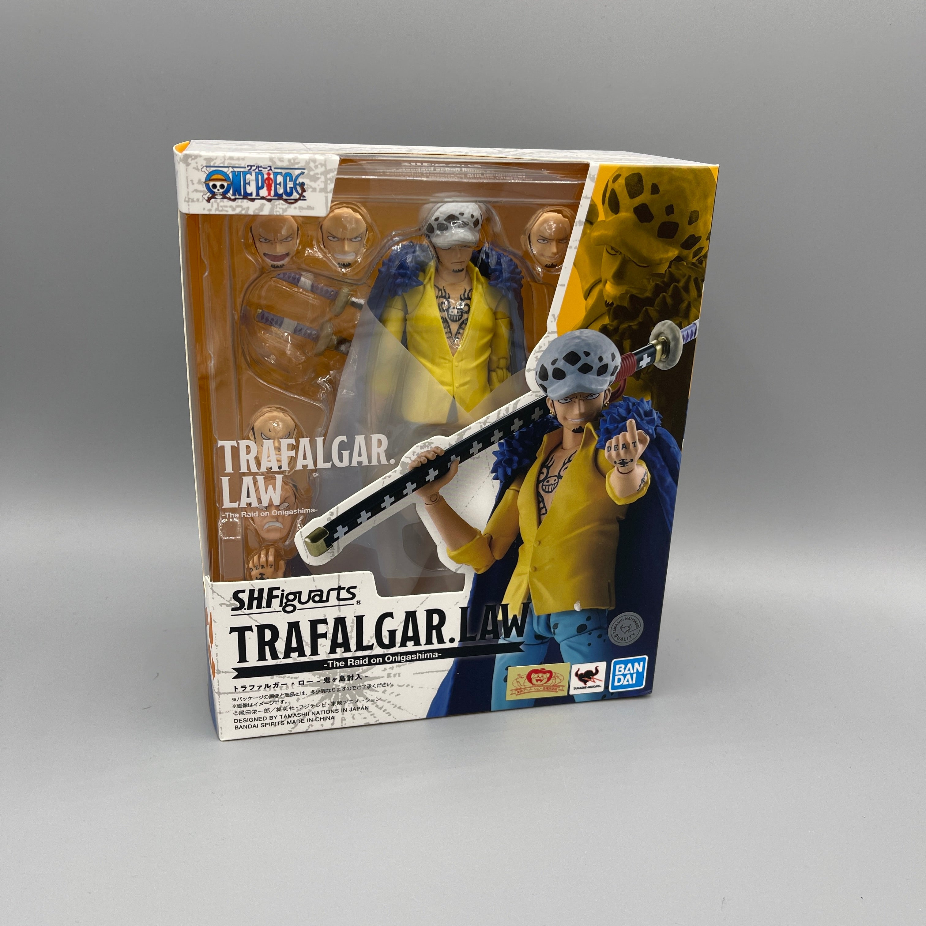 Bandai S.H. Figuarts One Piece Trafalgar Law - The Raid on Onigashima Action Figure