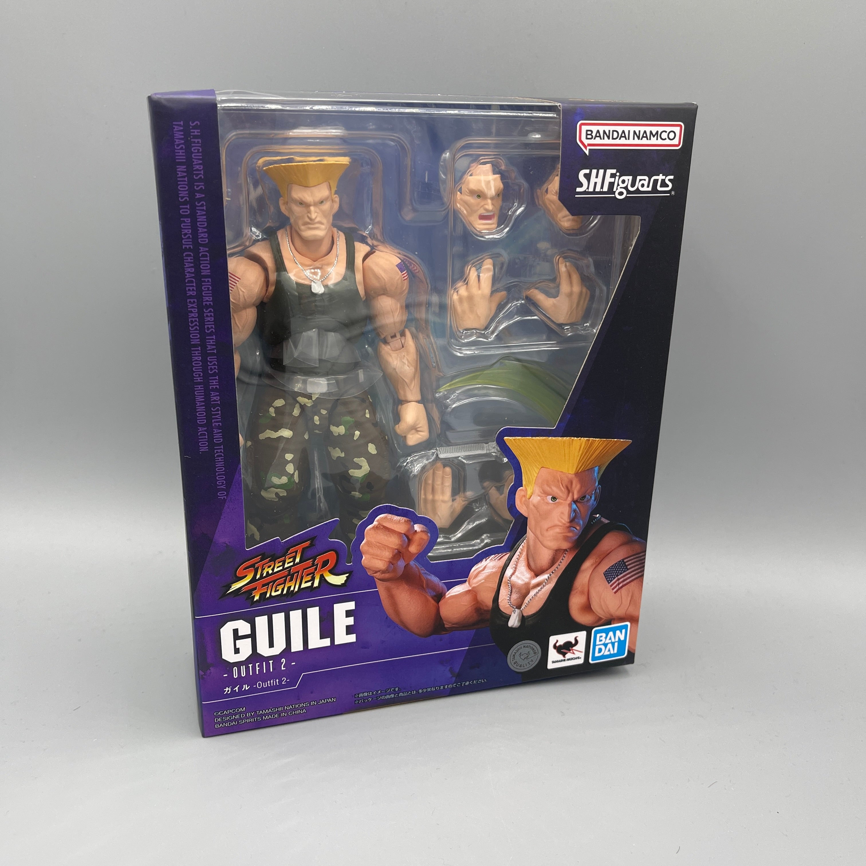 Bandai S.H. Figuarts Street Fighter Guile Outfit 2 Action Figure