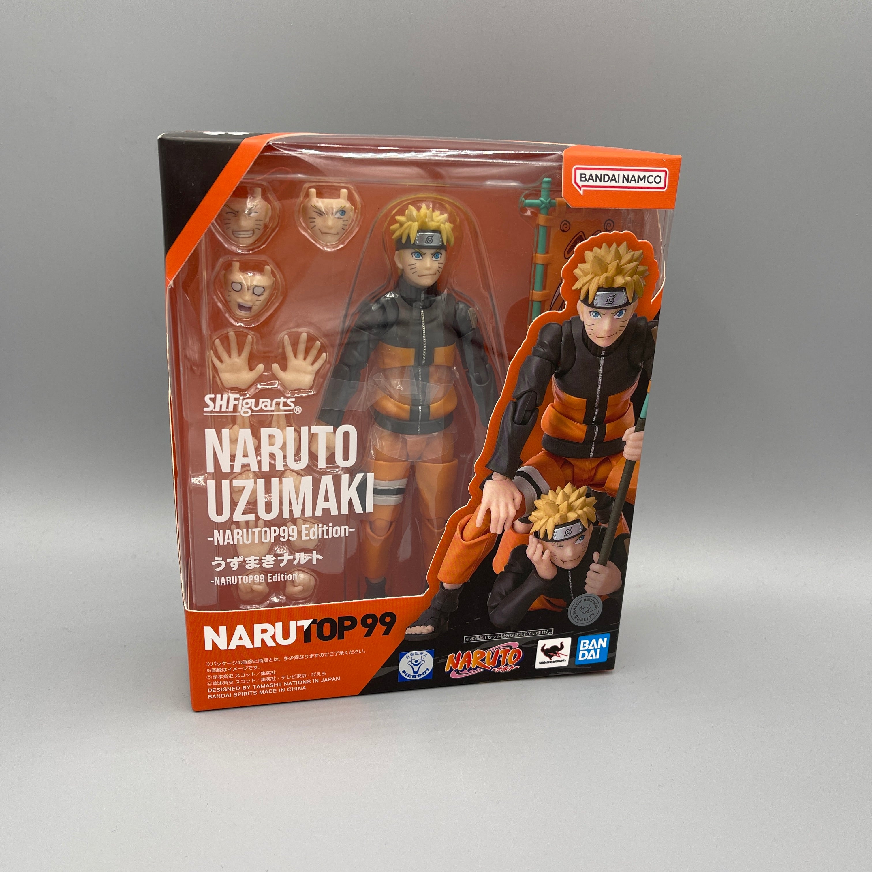 Bandai S.H. Figuarts Naruto Uzumaki NARTUTOP99 Edition Action Figure