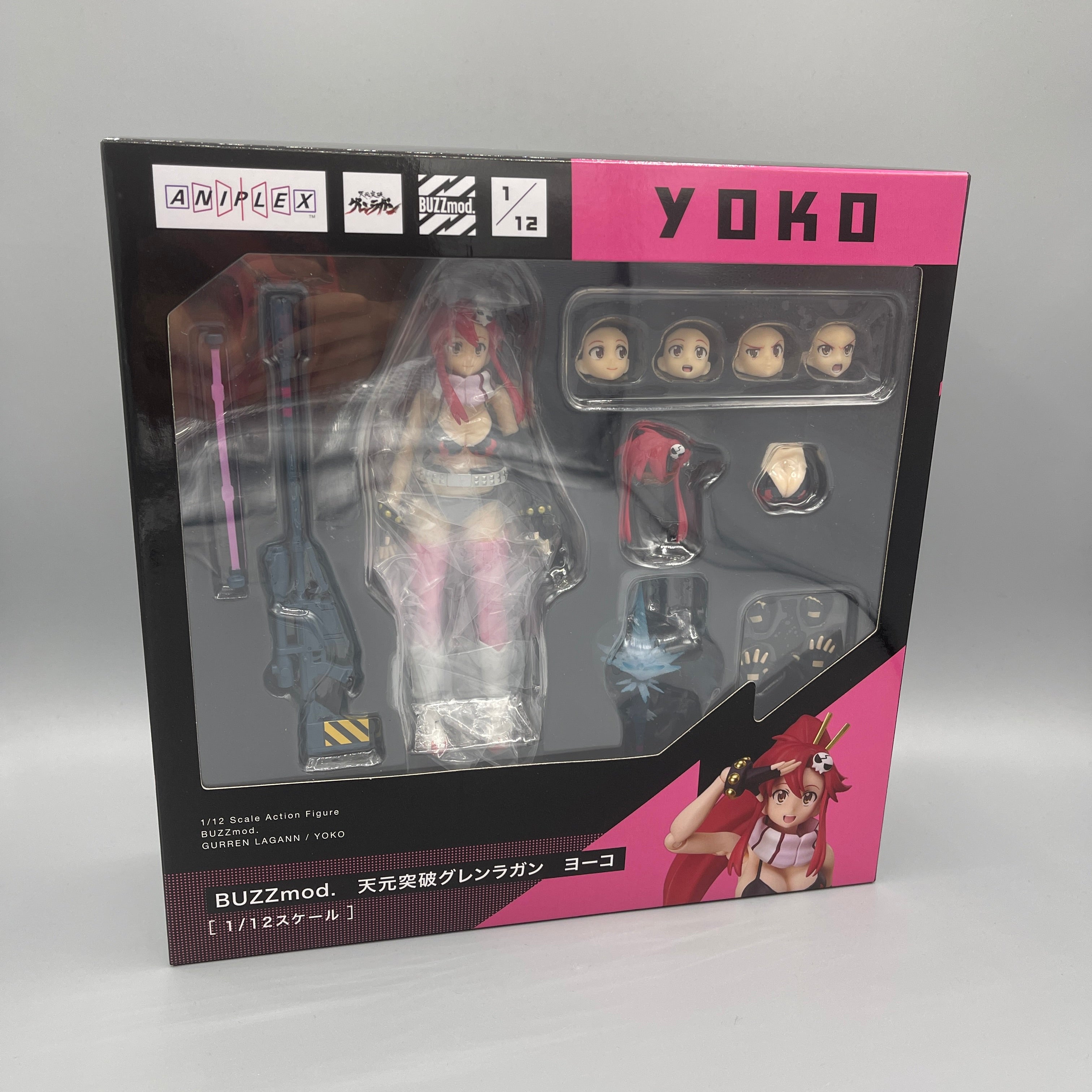 Aniplex BUZZmod. Gurren Lagann - Yoko Action Figure (w. Bonus)