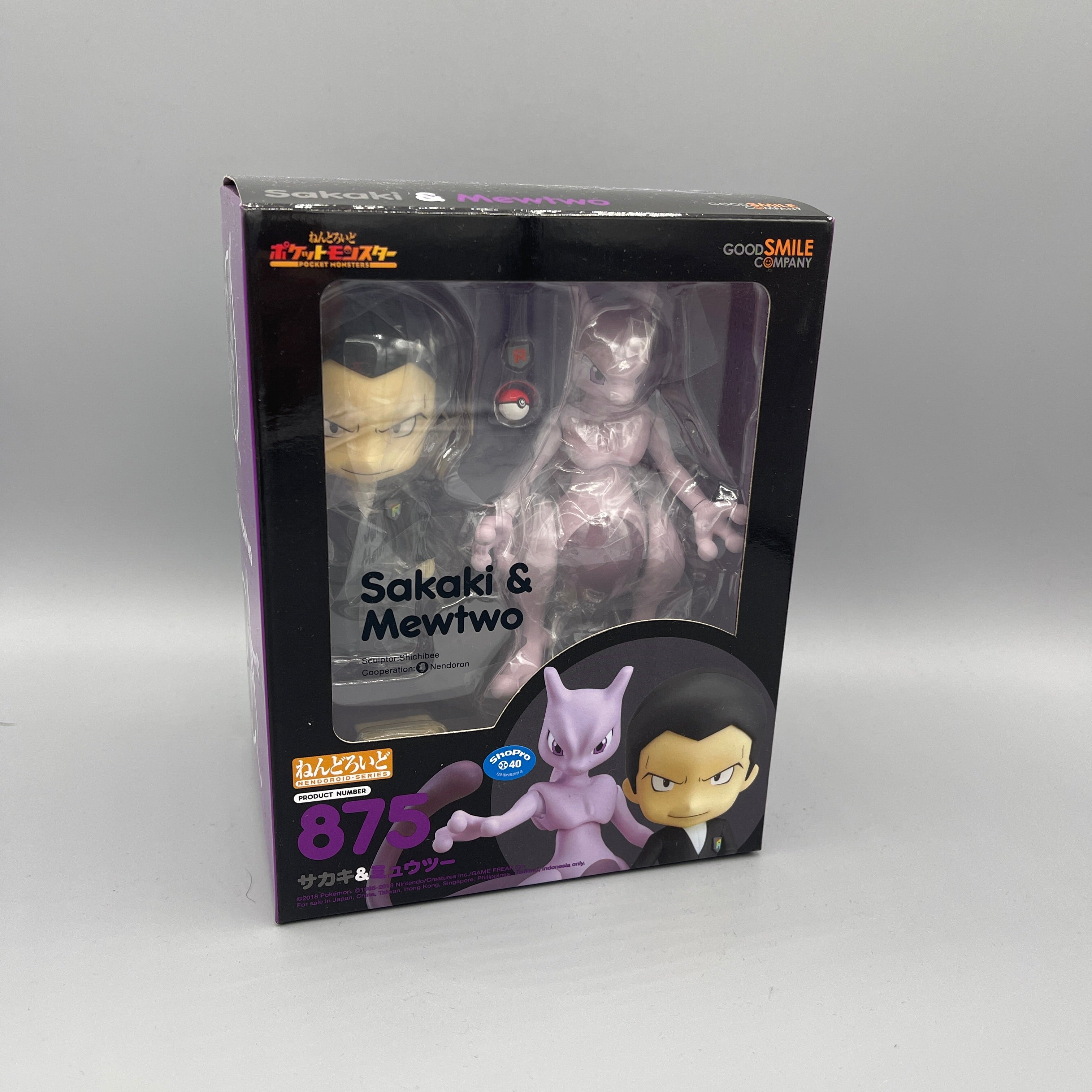 Good Smile Company - Nendoroid Pokemon Sakaki (Giovanni) & Mewtwo #875