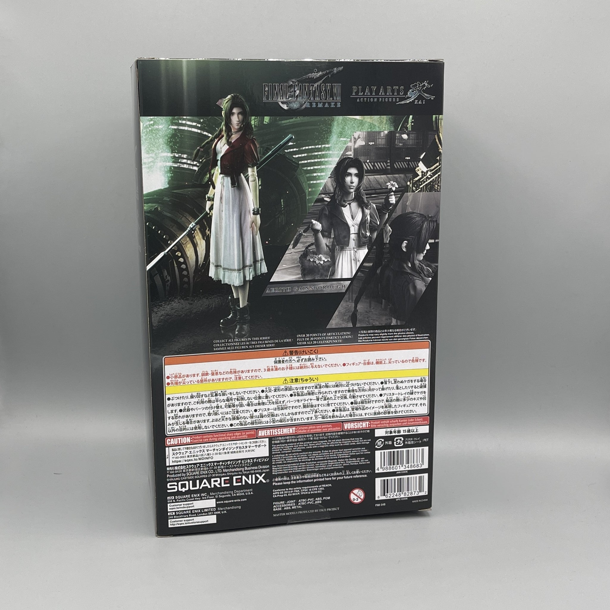 Square Enix Play Arts Kai Final Fantasy VII Remake Aerith Gainsborough Action Figure