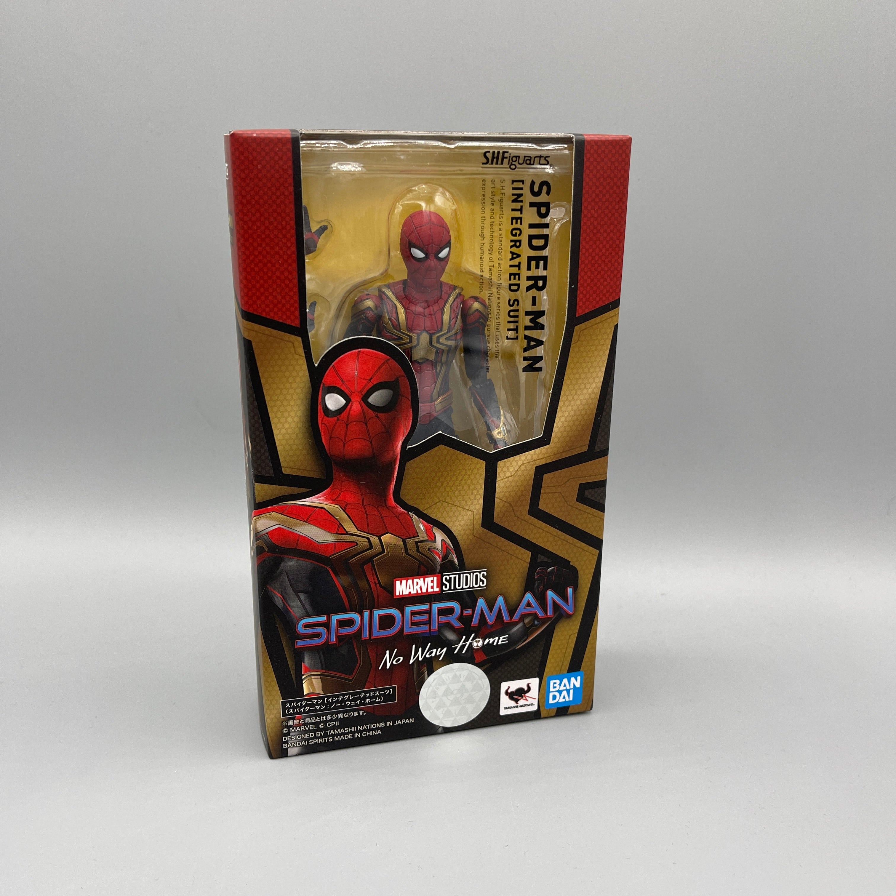 Bandai S.H. Figuarts Spider-Man: No Way Home - Spider Man Integrated Suit Action Figure - OPEN BOX