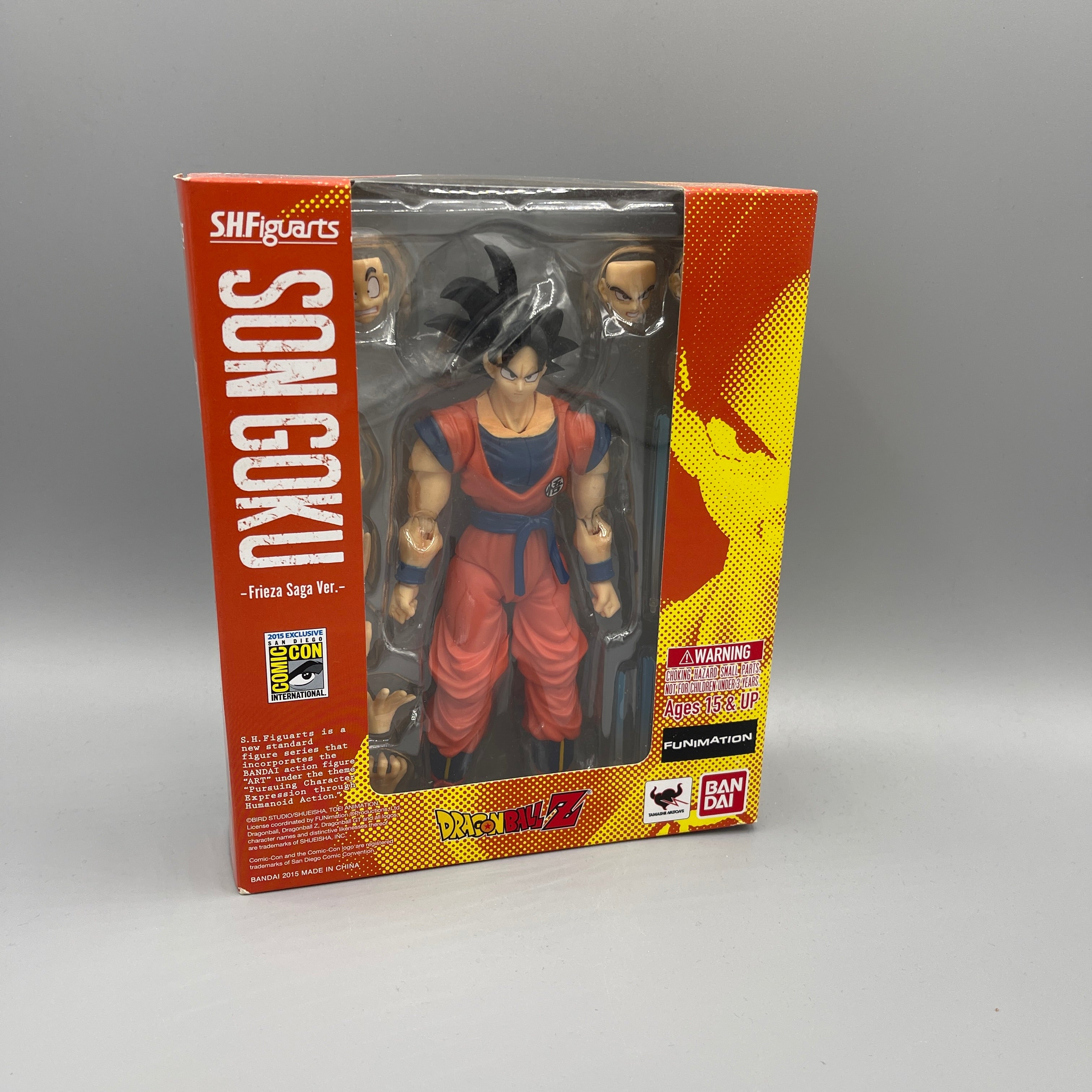 Bandai S.H. Figuarts Dragon Ball Z  Son Goku - Frieza Saga Ver - SDCC 2015 Action Figure