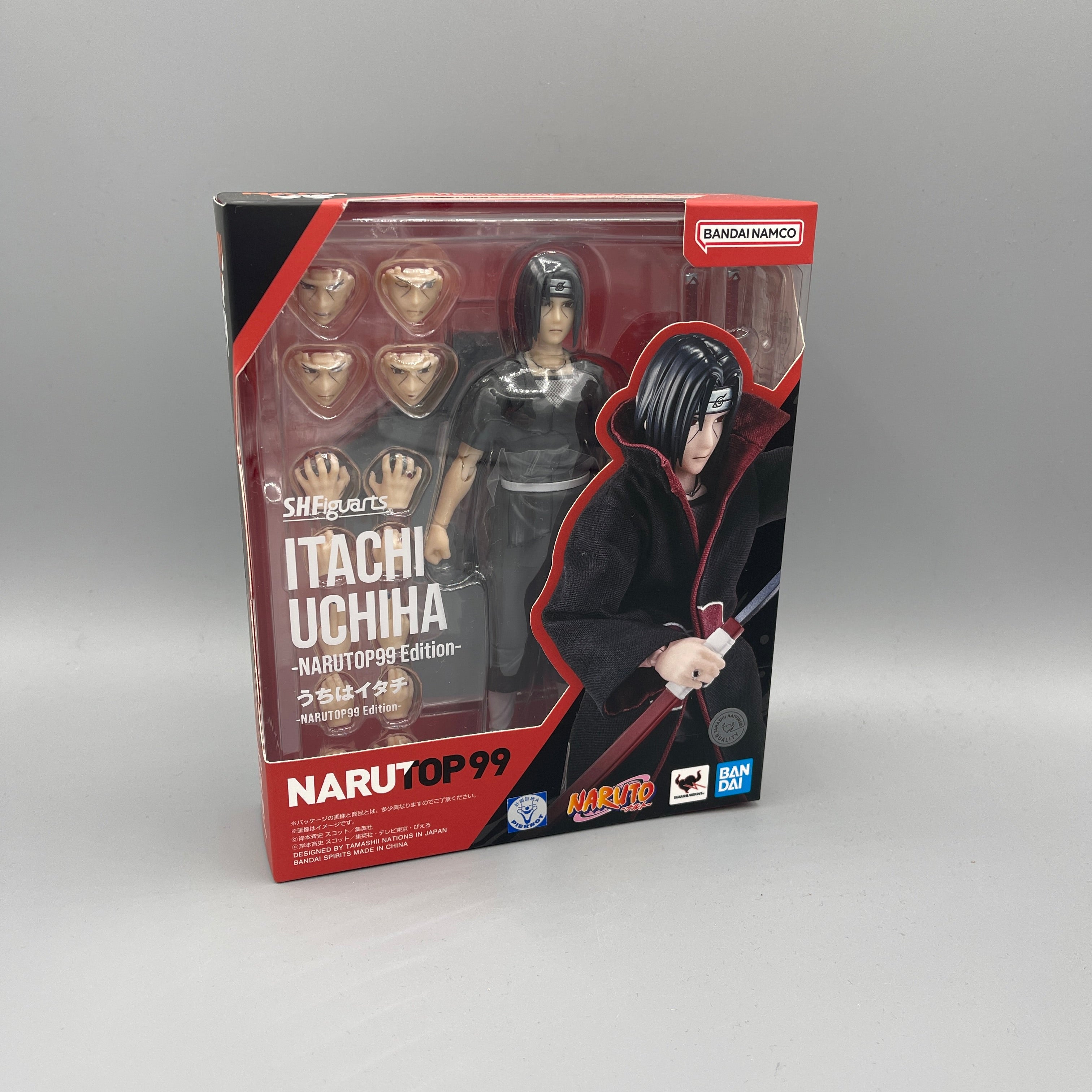 Bandai S.H. Figuarts Itachi Uchiha NARTUTOP99 Edition Action Figure