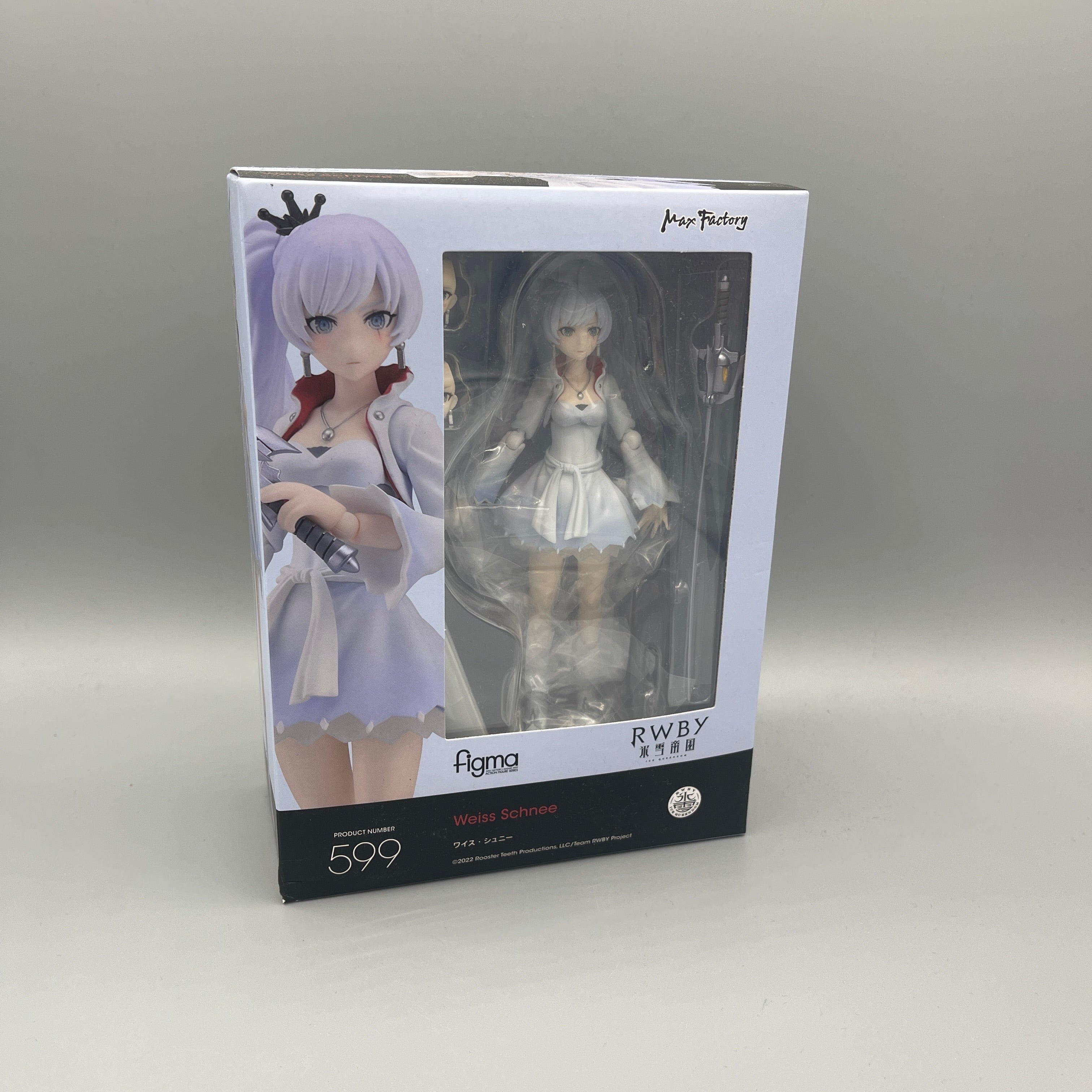 Max Factory Figma #599 RWBY Weiss Schnee Action Figure