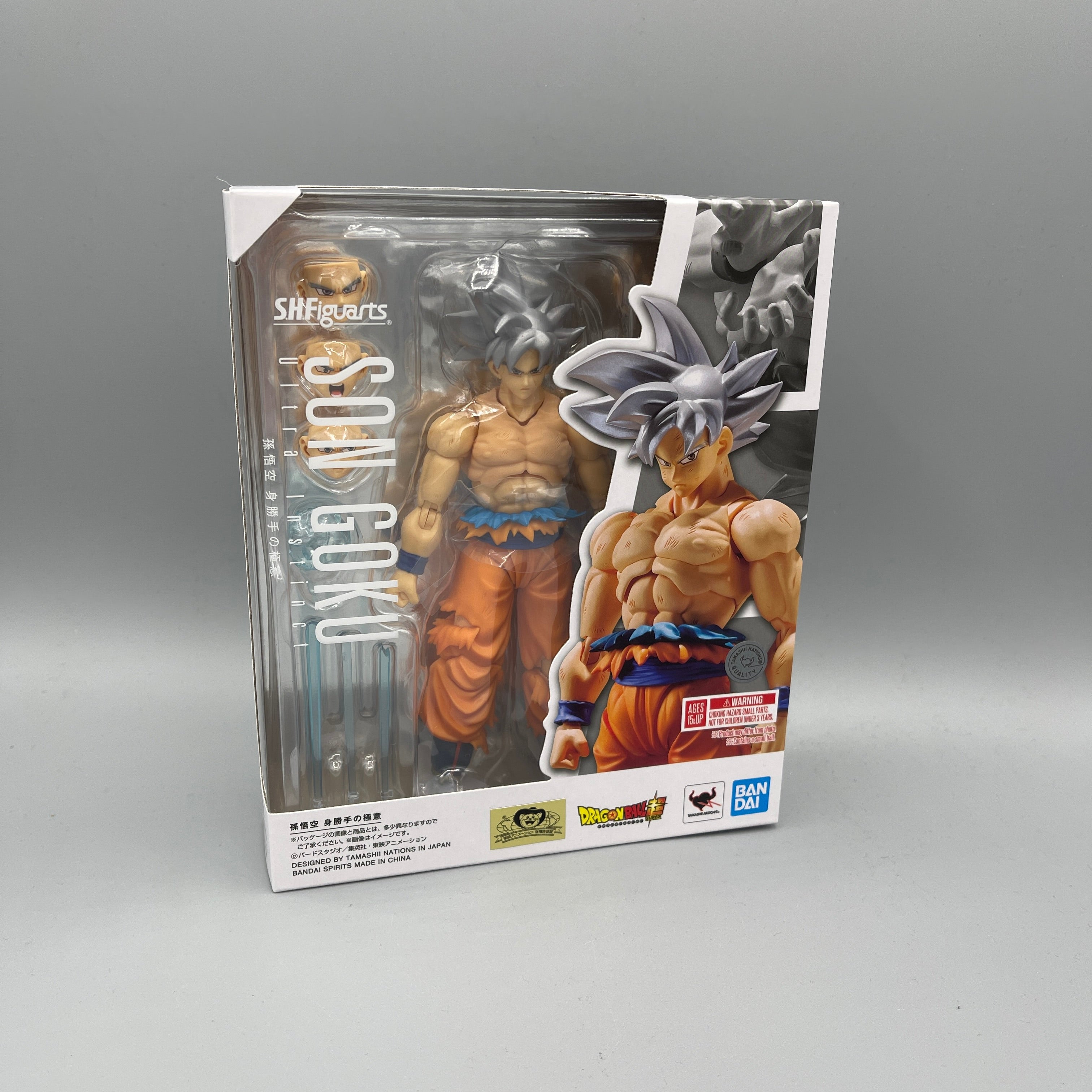 Bandai S.H. Figuarts Dragon Ball Super Goku Ultra Instinct Action Figure