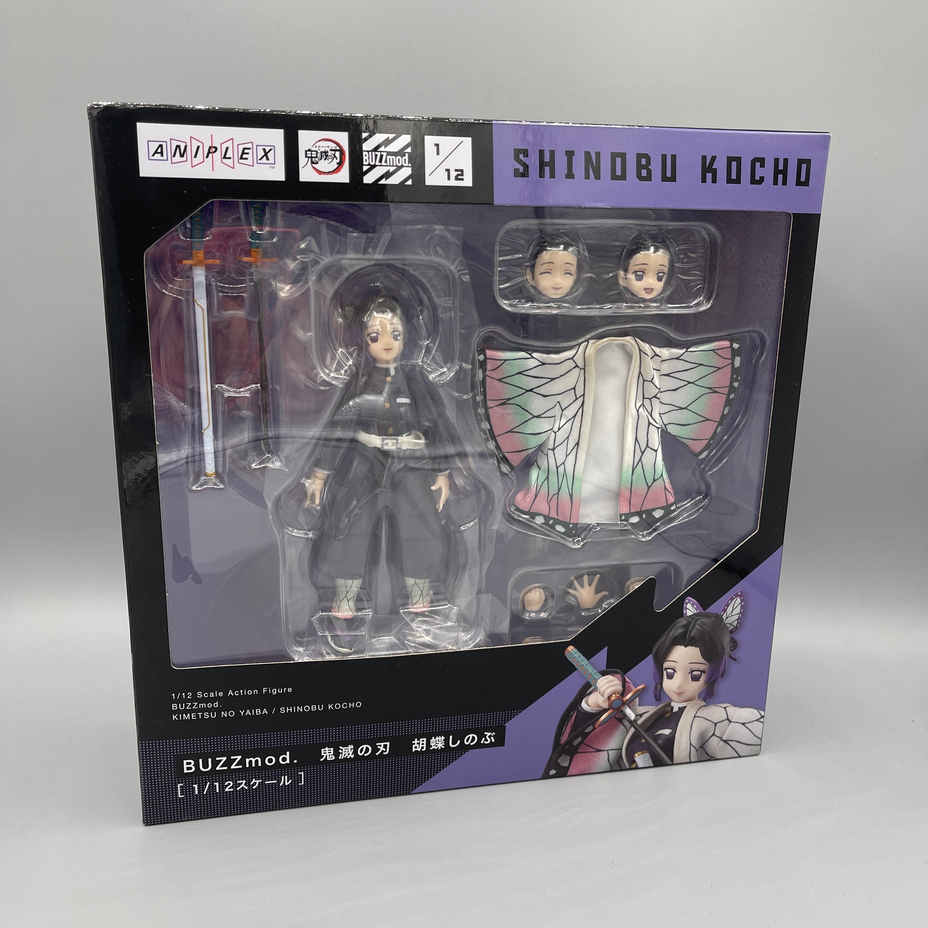 Aniplex BUZZmod. Demon Slayer: Kimetsu no Yaiba - Kocho Shinobu Action Figure