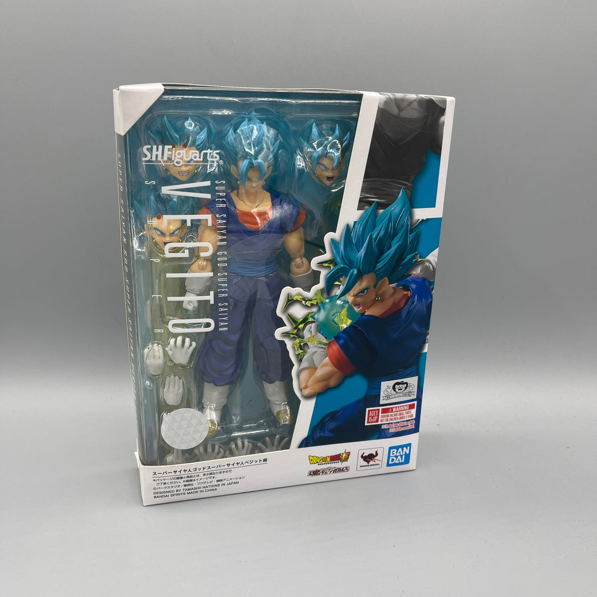 Bandai S.H. Figuarts Dragon Ball Super SSGSS Vegito Blue Action 