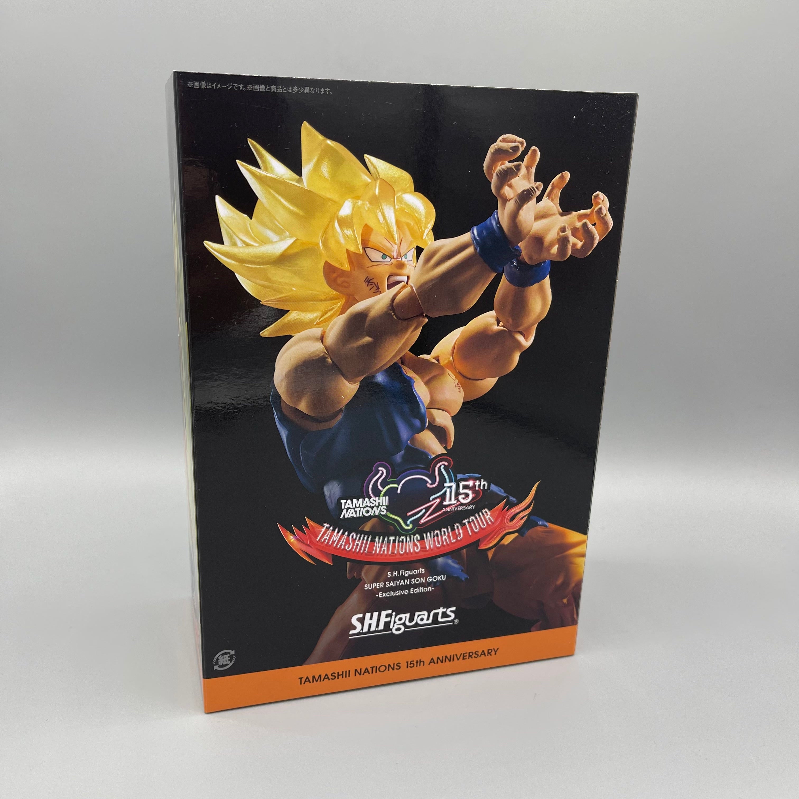 Bandai S.H. Figuarts Dragon Ball Z Super Saiyan Son Goku Awakening Exclusive Edition Action Figure