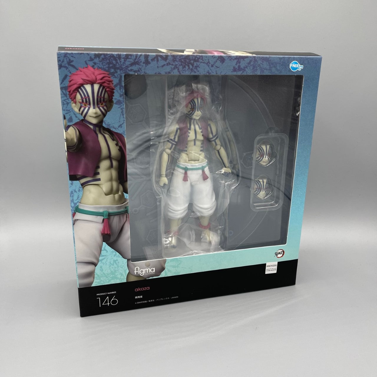 FREEing Demon Slayer Akaza Action Figure Figma #SP-146